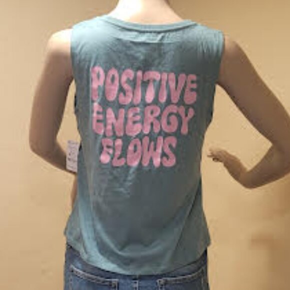 Ardene Tops - NWT Ardeen XS Positive Energy graphic tank top